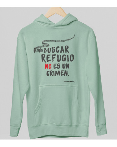 Sudadera unisex Buscar Refugio