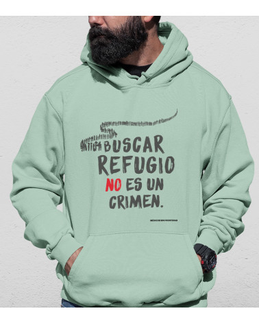 Sudadera unisex Buscar Refugio