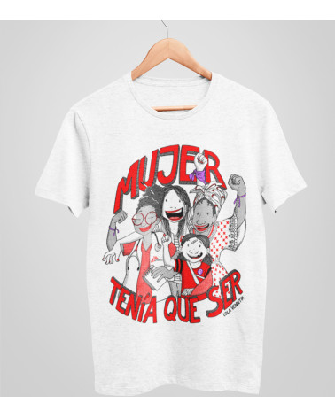 Camiseta infantil "Mujer tenía que ser" con Lola Vendetta