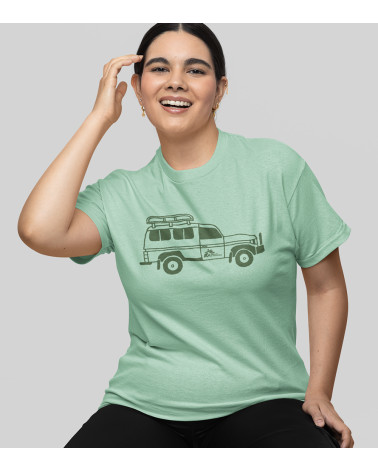 Camiseta unisex cochecito verde