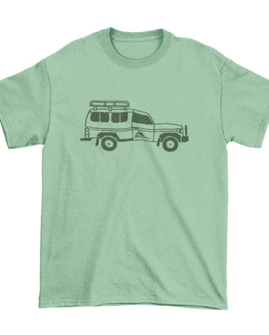 Camiseta unisex cochecito verde