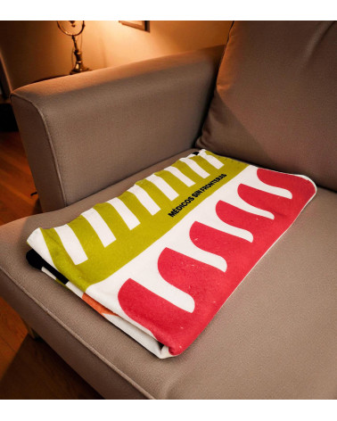 Manta fina estampada