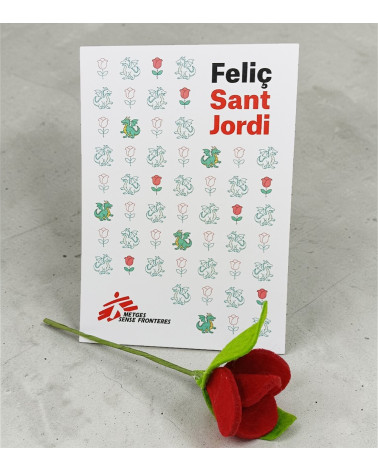 Pack 50 rosas Sant Jordi