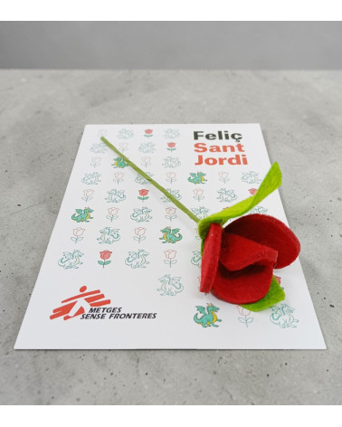 Pack 50 rosas Sant Jordi