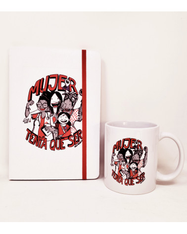 Taza "Mujer tenía que ser"