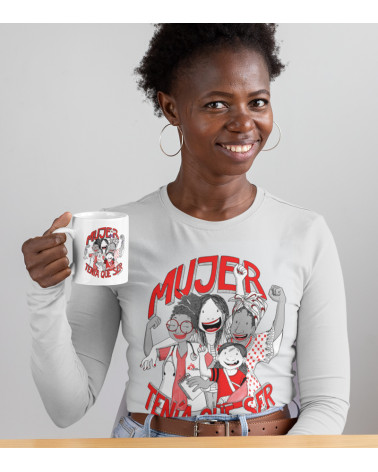 Taza "Mujer tenía que ser"