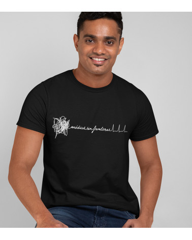 Camiseta unisex electro negra