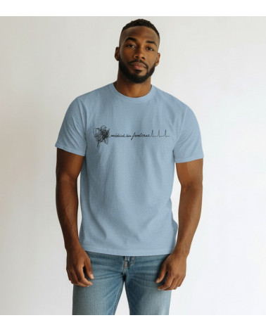 Camiseta unisex electro azul