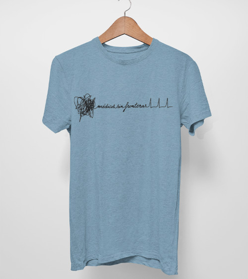 Camiseta unisex electro azul
