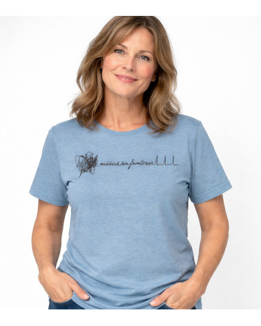 Camiseta unisex electro azul
