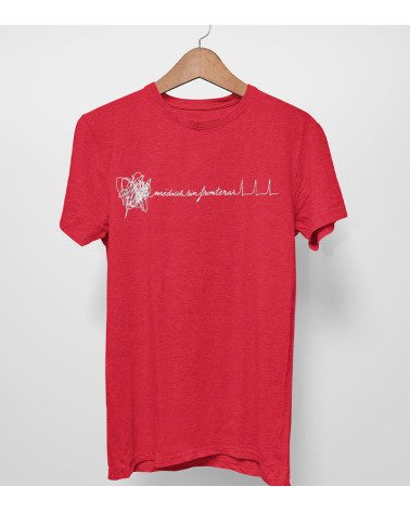 Camiseta unisex electro roja