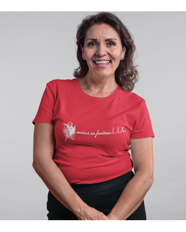 Camiseta entallada electro roja