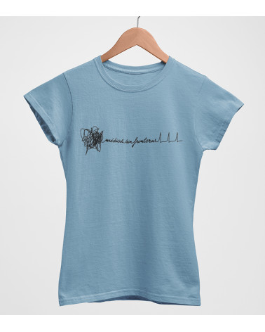 Camiseta entallada electro azul