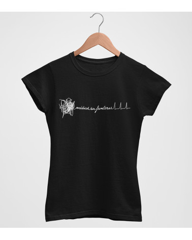 Camiseta entallada electro negra