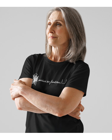 Camiseta entallada electro negra