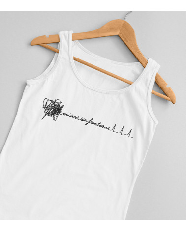 Camiseta tirantes electro blanca