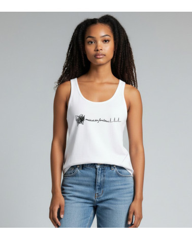 Camiseta tirantes electro blanca