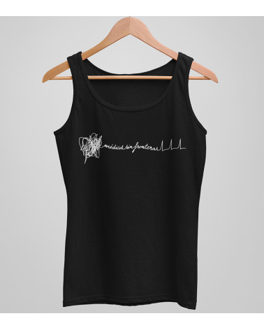 Camiseta tirantes electro negra