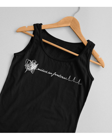 Camiseta tirantes electro negra