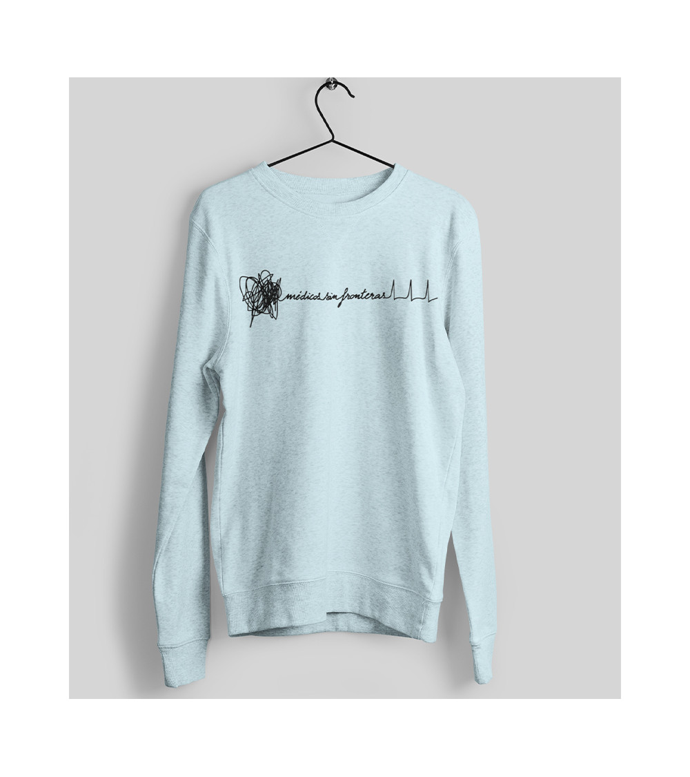 Sudadera unisex Electro azul claro
