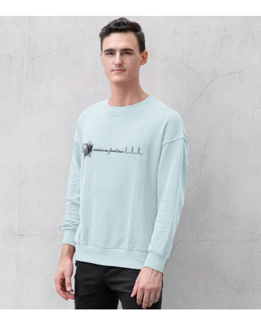 Sudadera fina hombre Electro azul claro