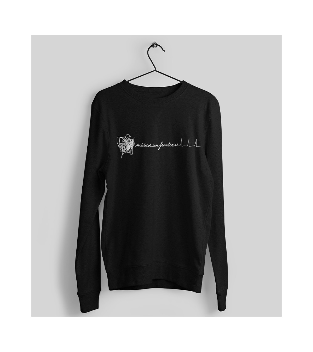 Sudadera fina Electro negra