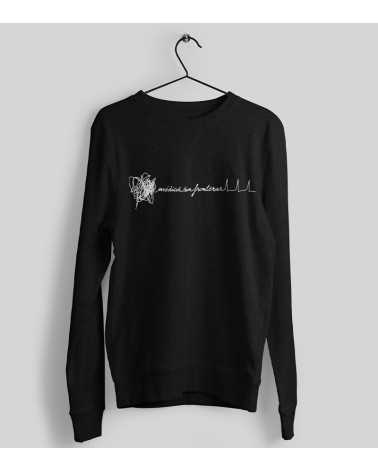 Sudadera fina Electro negra