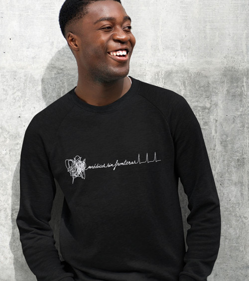 Sudadera fina hombre Electro negra