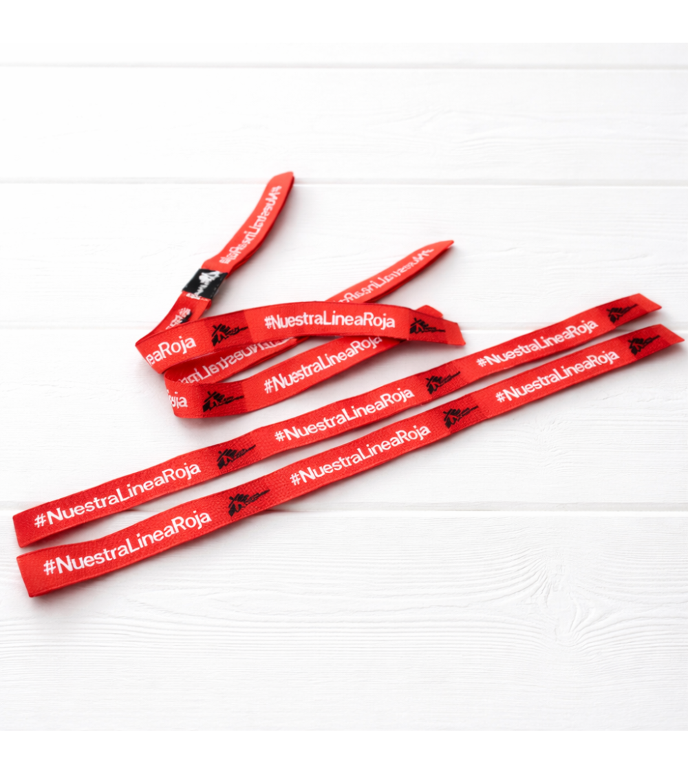 Pulsera Nuestra Línea Roja Médicos sin Fronteras