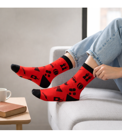 Calcetines decorados para regalar MSF