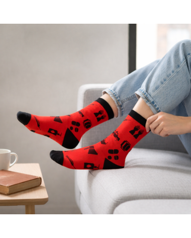 Calcetines decorados para regalar MSF