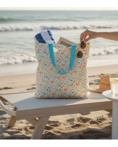 Bolsa de playa iconos MSF