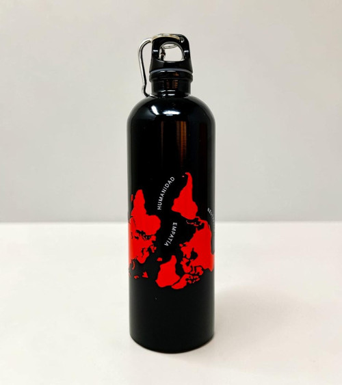 Botella negra acero inoxidable