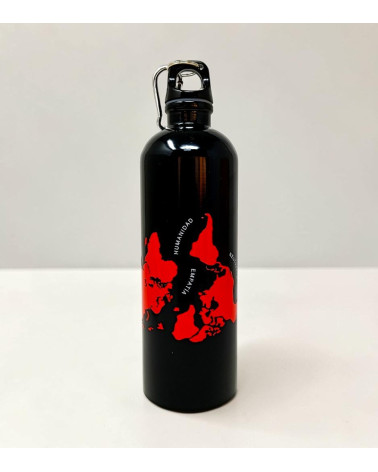 Botella negra acero inoxidable