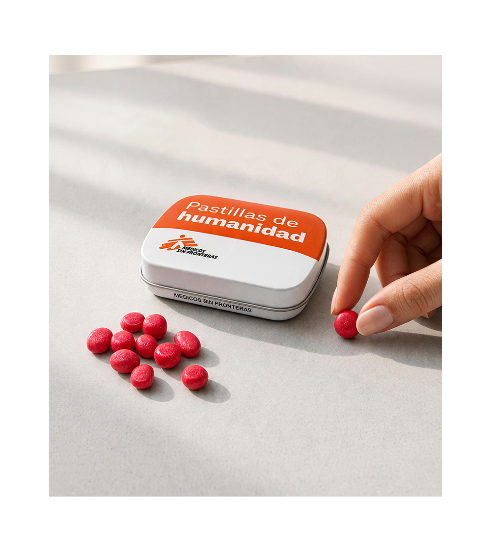 Caramelos de fresa solidarios