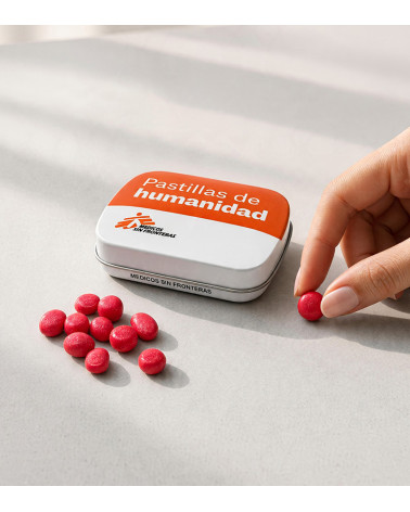 Caramelos de fresa solidarios