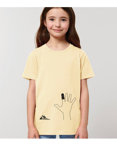 Camiseta solidaria niñas MSF amarillo