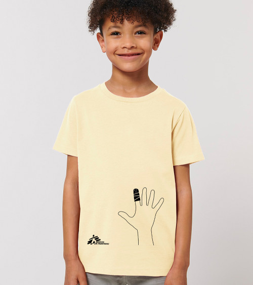 Camiseta venda amarillo infantil