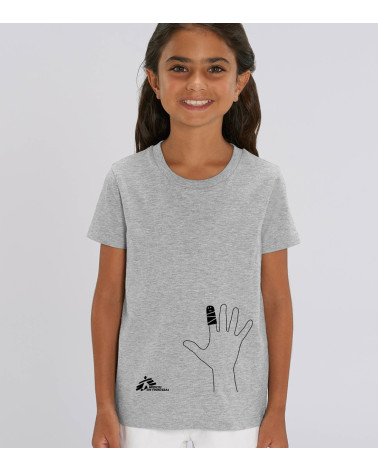 Camiseta orgánica niña MSF gris