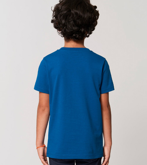 Camiseta orgánica infantil MSF azul