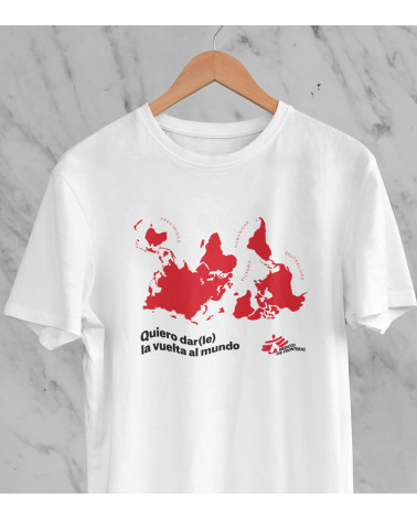 Camiseta unisex blanca chico MSF