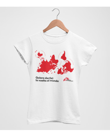 Camiseta Vuelta al mundo blanca MSF