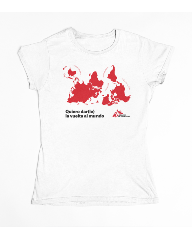 Camiseta Vuelta al mundo mujer orgánica