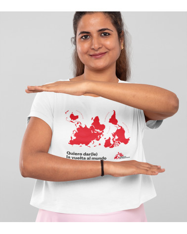 Camiseta corta mujer MSF Vuelta al mundo