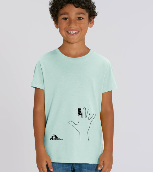 Camiseta venda turquesa infantil