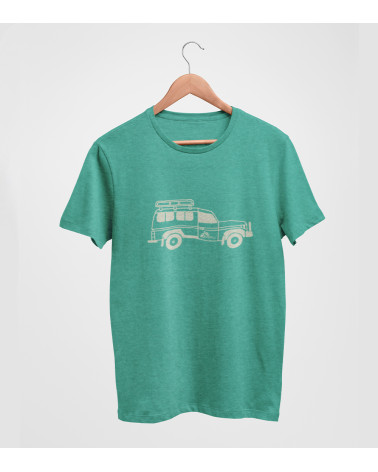 Camiseta infantil algodón orgánico verde