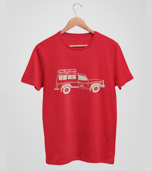 Camiseta cochecito MSF roja