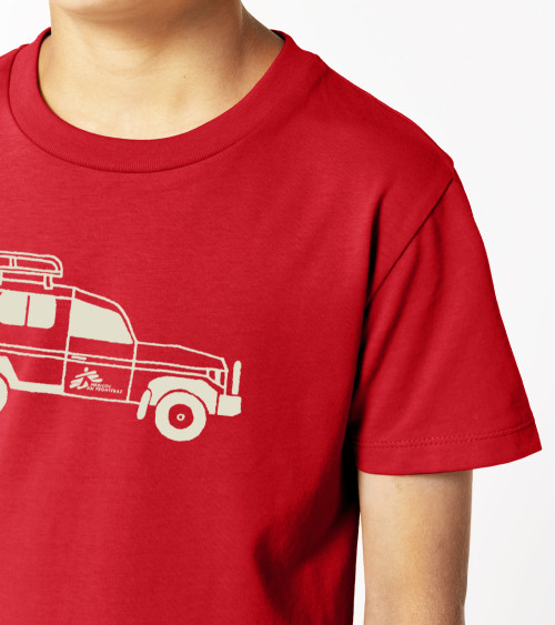Camiseta infantil MSF roja