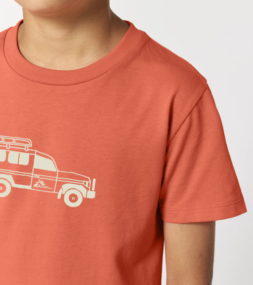 Camiseta cochecito infantil MSF coral