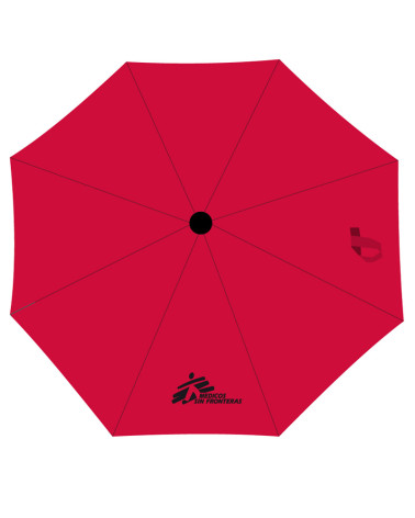 Paraguas plegable MSF rojo